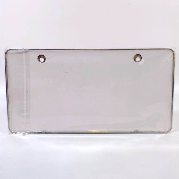 Anaheim Ducks Chrome Metal Laser Embossed License Plate Frame NHL Wincraft New - Picture 3 of 3